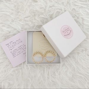 bestdressed x enroute leaf hoop earrings